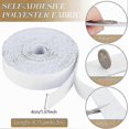 thumbnail image 2 of Self-Adhesive Furniture Felt Tape 1.5 Inch x 315 Inch Roll for Protection, 2 of 4
