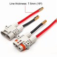 thumbnail image 3 of 120A Parking Air Conditioning Connector High Current Waterproof Power Plug 16Square Wire Generator Male Female Docking Connector, 3 of 7