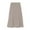 Beige, variant on Skpblutn A Line High Waisted Solid Polyester Skirt, (Women's)