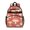 Colorful Mushroom Plant, variant on Red Mushroom Snail Black Pattern Backpack for School,Cute School Bag,Schoolbag with Adjustable Shoulder Straps & Padded Back,15.25"x11.5"x5.25"