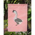 thumbnail image 3 of Caroline's Treasures BB7899GF African Goose Pink Check Flag Garden Size , Small, multicolor, 3 of 3