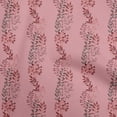 thumbnail image 1 of oneOone Silk Tabby Pink Fabric Leaves Craft Projects Decor Fabric Printed By The Yard 42 Inch Wide, 1 of 4