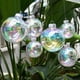 thumbnail image 2 of 30 piezas de adornos navideños iridiscentes, bolas navideñas transparentes de plástico para colgar en el árbol de Navidad, bolas de burbujas para decoración del hogar y fiestas, 2 of 5