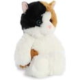 thumbnail image 2 of Aurora Esmeralda Peluche Chat, Blanc, 2 of 3