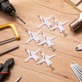 thumbnail image 2 of Plasterboard fixings with plugs and screws for hollow wall drywall 100 pieces, 2 of 4