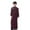 Wine, variant on Kaftan Dresses For Kids Nightshirt Long Sleeve Sleepwear Robe For Man Kaftan Thobe Men's Muslim Gown Medium Long Sleeve Standing Neck Button Home Suit Comfortable Loose Sleeping Dress Gown