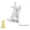thumbnail image 4 of WHEANG Diy Silicone Molds Easter Bunny Rabbit Shape Easter Silicone for Diy Chocolate Aromatherapy Wedding Easter Day Gifts Decorations One Size Multi-Color, 4 of 8