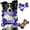 Purple, variant on Magicorange Dog Toys for Aggressive Chewers, Tough Dog Bone Chew Toys Can Hide Snacks for Teeth Cleaning and Training, Brown