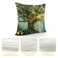 thumbnail image 4 of Autua Fantasy Artwork Graphic Decorative Cushion Throw Pillow Cover for Home Living Room Sofa Bedroom, Aesthetic 1PC 20x20in, 4 of 5