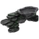 thumbnail image 3 of KAKOWELY Plataforma de descanso para tortugas Hábitat de tortugas de resina Cueva de escondite para reptiles Plataforma de descanso de resina, 3 of 4