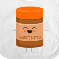 thumbnail image 4 of Inktastic Cute Kawaii Peanut Butter Boys or Girls Baby Bib, 4 of 4