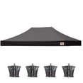 thumbnail image 1 of Toldo de repuesto ABCCANOPY de 10 x 20 cm, negro, impermeable, 1 of 6