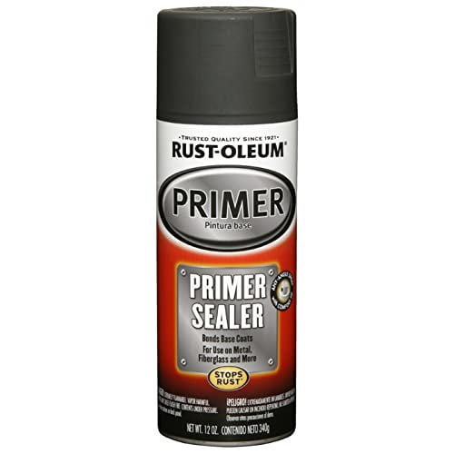 Rust-Oleum 249321 Automotive Primer Sealer Spray, 12 oz, Gray, 6 Pack