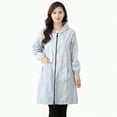 thumbnail image 7 of Towmus Womens Rain Jacket Plus Size Raincoat Zip up Windbreaker Lightweight Trench Coat Long with Hood WindproofOutdoor Clothes, 7 of 7
