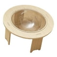 thumbnail image 1 of Wooden Cat Bed, Detachable Excellent Breathability Easy Assembly Capsule Cat Bed Entertainment  Exercise Modern Design Capsule Cat Bed for Four Seasons, 1 of 7