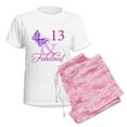 thumbnail image 6 of CafePress - Fabulous 13Th Birthday For Girls Women's Light Paj - Women's Short Sleeve Print T-Shirt and Pants Light Cotton Pajama Set, 6 of 7