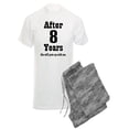 thumbnail image 1 of CafePress - 8Th Anniversary Funny Quote - Men's Light Pajamas, 1 of 1
