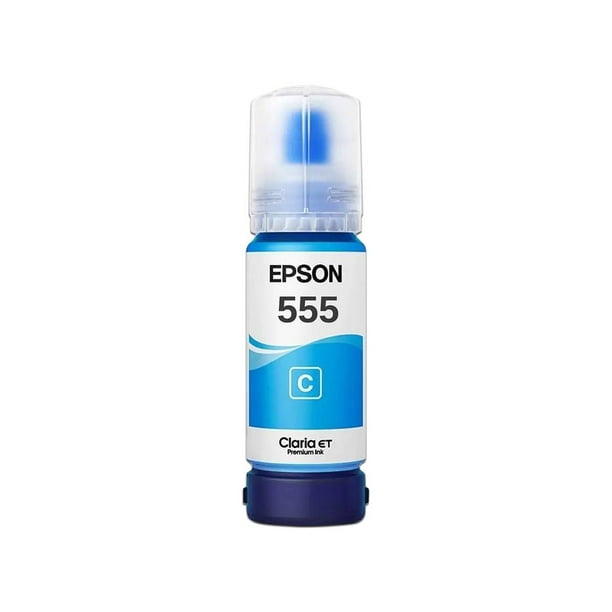 Botella de Tinta Epson T555220-AL, 70 ml. Color Cian. Epson T555220-AL