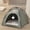 Green, variant on Lulshou Hohaski Four-Season Semi-Enclosed Pet Tent House for Small Dogs Cats Teddy Washable Waterproof Home Decor Collection