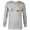Athletic Heather, variant on Cinderella Letters Father’s Day Birthday Best Dad - Long Sleeve T-Shirt for Men - Customized-Athletic Heather