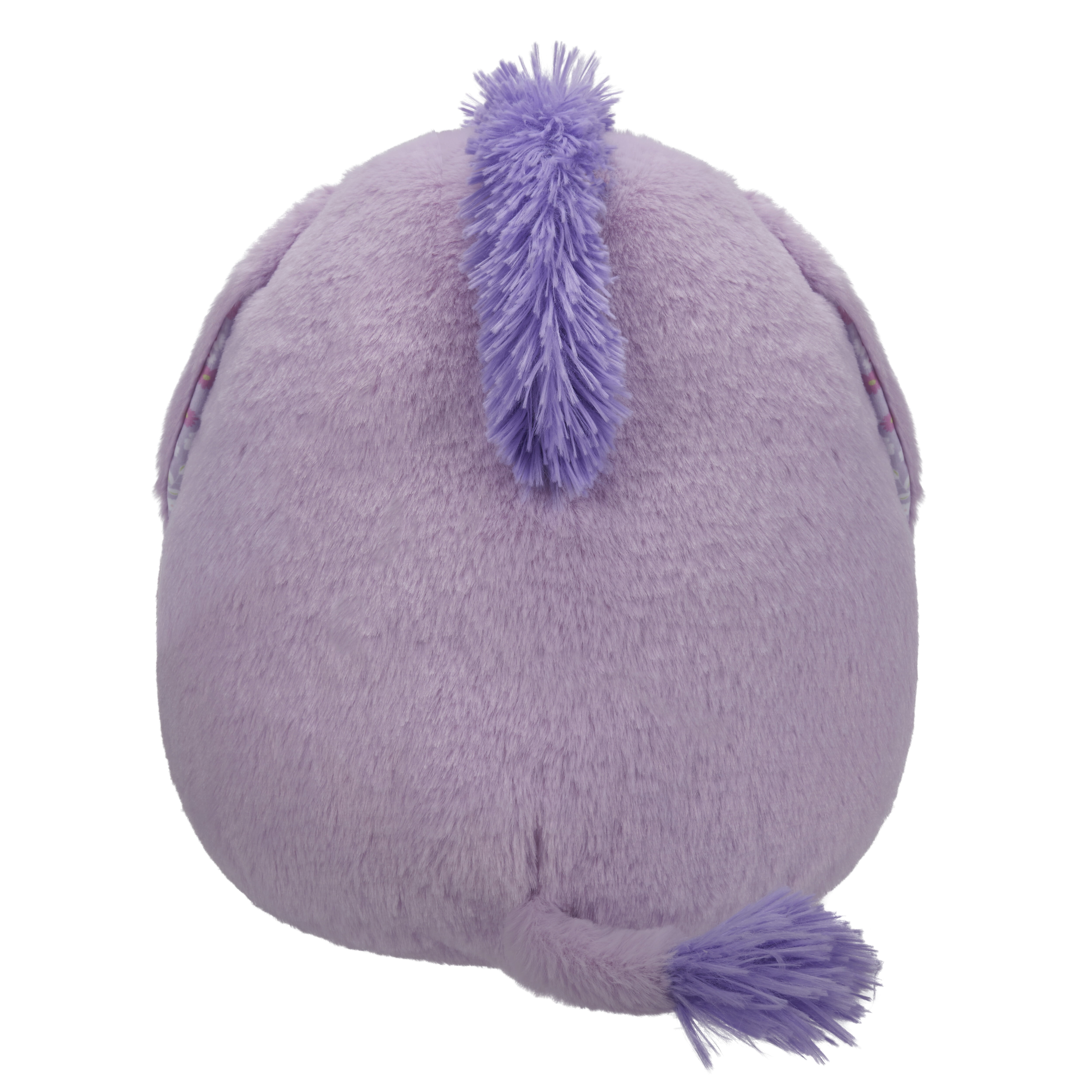 Squishmallows FuzzAMallow 12” Delzi the Purple Donkey - Ultra Soft Easter Plush Gift