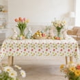 thumbnail image 6 of Easter Egg Themed Thickened Tablecloth, Waterproof and Stain‑Resistant Party Table Cover, Large Rectangle Cloth for Dining Room and Easter Holiday Party Decoration, 54*108in, Multicolor, 6 of 6