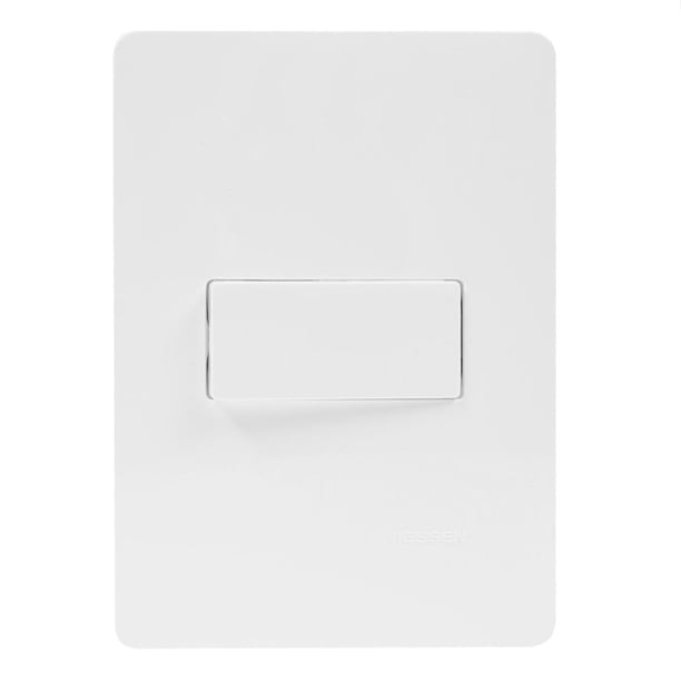 Apagador Sencillo Con Placa Niessen Blanco 250V 10A