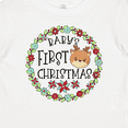 thumbnail image 4 of Inktastic Baby's First Christmas with Reindeer Boys or Girls Baby T-Shirt, 4 of 5