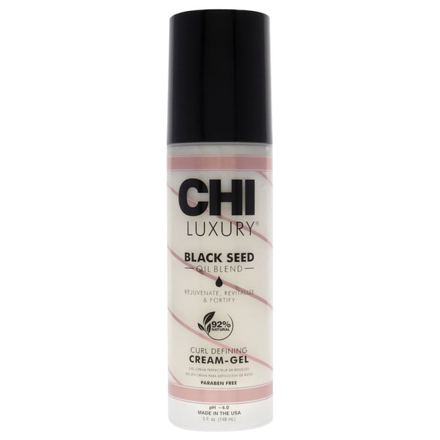 Crema en gel definidor de rizos con aceite de semilla negra de lujo de CHI para unisex - 5 oz CHI CHI Crema 5 oz