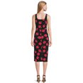 thumbnail image 3 of No Boundaries Juniors Sleeveless Midi Wrap Dress, 3 of 5