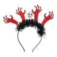 thumbnail image 1 of KAKOWELY Tocado de Halloween con forma de mano de esqueleto, diadema, accesorio para disfraz, recuerdo de fiesta, 1 of 5