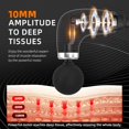 thumbnail image 5 of Massage Gun with Upgraded Extension Handle, Back Massage Gun Deep Tissue, Back Massager for Pain Relief for Muscles Neck Shoulders Waist Arm Legs Foot, 4 Replaceable Heads & 9 Speed Levels, 5 of 9