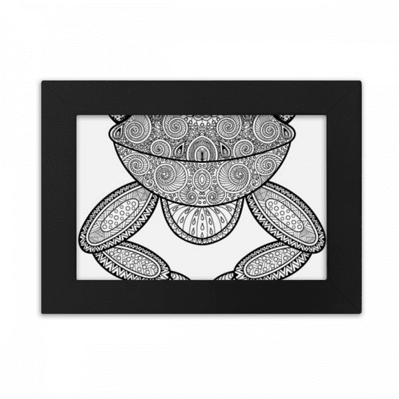 Paint Small Frog Green Art Deco Fashion Desktop Photo Frame Ornaments Picture Art Painting