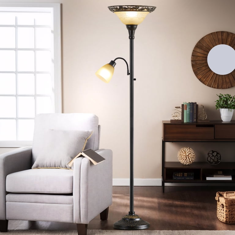 Natyswan 70" Victorian Dual-Head Floor Lamp photo 7