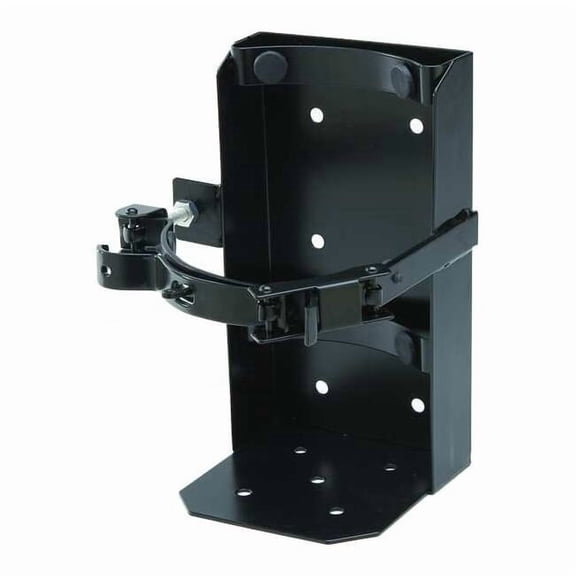 Fire Extinguisher Bracket, Heavy-Duty Bracket, Steel, For Tank Weight 15 lb