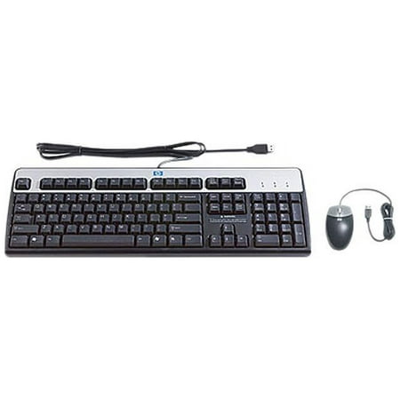 UPC: 0885631839577 | HP 631341-B21 Black USB Wired USB BFR-PVC US Keyboard/Mouse Kit