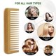 thumbnail image 5 of Thick Solid Wood Comb Wide Tooth Comb Portable Styling Massage Anti-Static Hair Comb Handleless Hair, 5 of 5