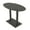 Asian Night w/Matte Black Base, variant on 60" Small Boat Oval Bistro Height Table Double Metal Base Bar Table