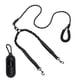 thumbnail image 1 of Correa Doble para Perros Unique Bargains, Correa Dual Manos Libres con Mango Acolchado Cómodo, Correa Doble para Dos Perros, Longitud Ajustable, 1 Set, Negro, 1 of 7