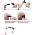 thumbnail image 4 of LNKOO Anti-Slip Eyeglass Ear Grips Hook Comfortable Silicone Elastic Eyeglasses Temple Tips Sleeve Retainer-For Eyewear Sunglasses Spectacles Glasses,Sports Eyeglasses 5 Pairs, 4 of 5