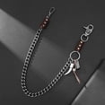 thumbnail image 5 of Terandius Hip Hop Chain Keychain for Men & Women, Alloy Pants Chain with Ring Clasp, Street Style Jeans Wallet Chain, Punk Fashion Waist Chain Accessory, 5 of 7