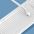 thumbnail image 3 of Wosthever Aire acondicionado Parabrisas Soplando Cubierta antipolvo ajustable a prueba de viento Deflector montado en la pared Deflector frío de Decoración del hogar, 3 of 6