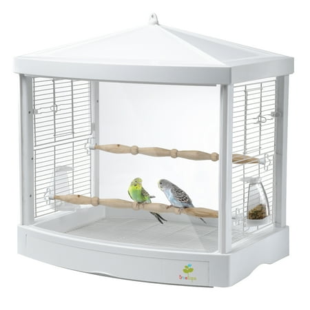 Caitec Featherland Paradise Tree Tops Clear View Small Bird Habitat