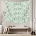 thumbnail image 5 of Teal Geometric Large Tapestry for Bedroom Wall Hanging Tapestry, Art Contemporary Modern Abstract Ceiling Backdrop Tapestries Poster Blanket Wall Decor for Teens Room Living Room Dorm 85" x 90", 5 of 8