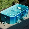 thumbnail image 3 of 82/102/118 Inch No-Inflation Adult Pool - Thickened PVC, Quick-Setup for Backyard - Durable Non-Inflatable Summer Swimming Pool, 3 of 17