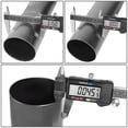 thumbnail image 6 of DNA Motoring 2Pcs 3" OD DIY Custom 18" Length Mild Steel Straight Exhaust Pipe Tubing, 6 of 6