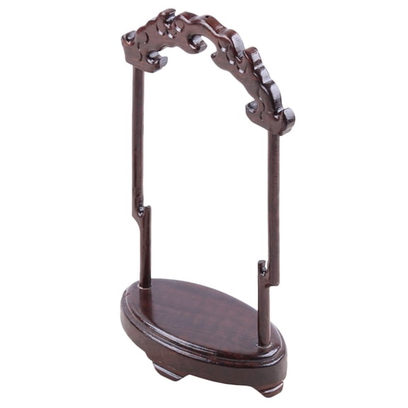 Worgeous  Necklace Holder Organizer Display Hooks Pendant Necklaces Jewelry for Girls Light Brown