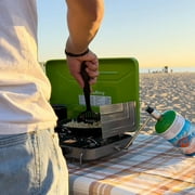 Flame King 2-Burner Portable Camping Stove Grill for Outdoor Cooking, Backpacking