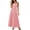 Red, variant on Women's Summer Spaghetti Strap Maxi Dresses Plaid Square Neck A Line Casual Beach Vacation Long Sundress