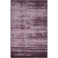 thumbnail image 1 of Unique Loom Del Mar Collection Contemporary Transitional Area Rug, 3 Feet 3 Inch x 5 Feet 3 Inch, Violet/Eggplant Purple, 1 of 2